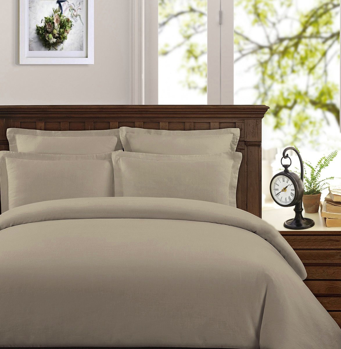 Peru Pima, Duvet Cover Set With 3 Pieces, 415 Thread Count, Percale, 100% Peruvian Pima Cotton, Premium And Breathable With Hidd